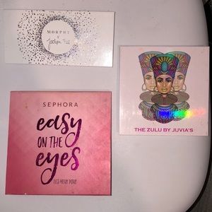 Eyeshadow, Sephora, The Zulu By Juvias, and morphe x Jaclyn hill